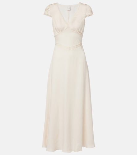 Posse Vestido midi Perla con encaje - Posse - Modalova