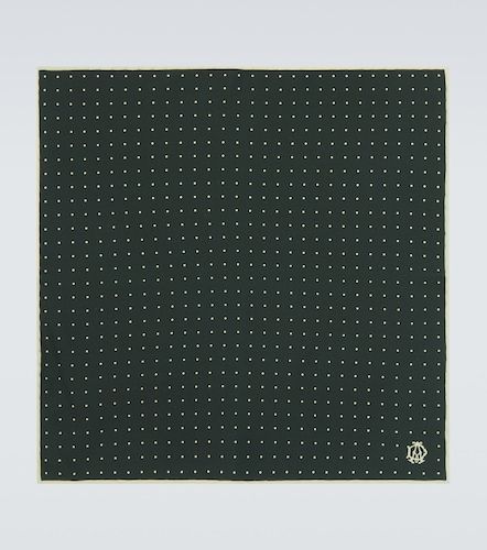 Sciarpa in twill di seta a pois - Dunhill - Modalova