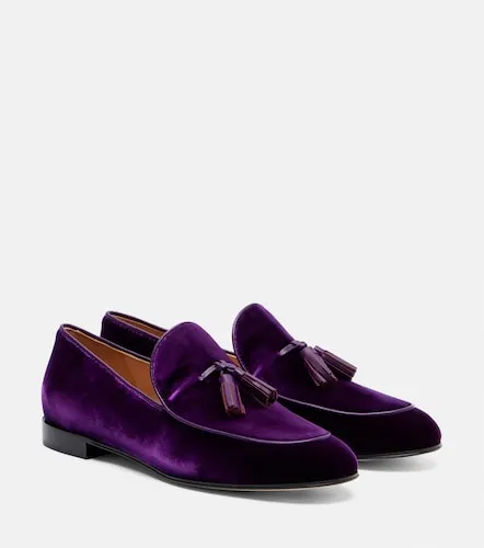 Mocasines de terciopelo - Gianvito Rossi - Modalova