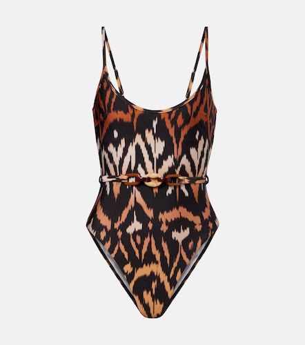 Bañador Aster Scoop estampado con cinturón - Zimmermann - Modalova