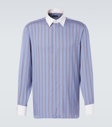 Tom Ford Camicia in seta a righe - Tom Ford - Modalova
