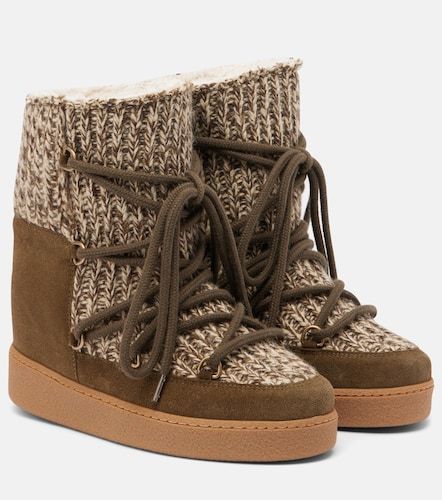 Suede-trimmed snow boots - Isabel Marant - Modalova