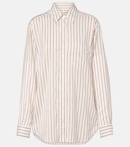 Camicia Gavina in seta a righe - The Row - Modalova