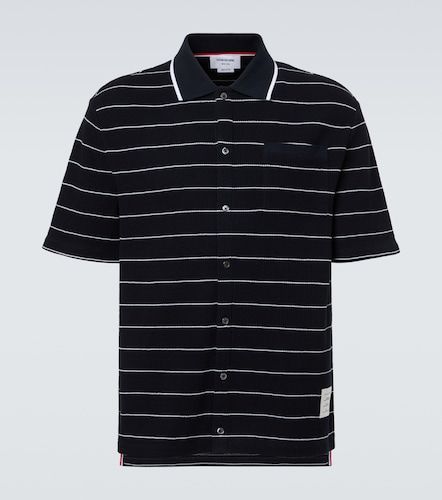 Polohemd aus Baumwolle und Leinen - Thom Browne - Modalova