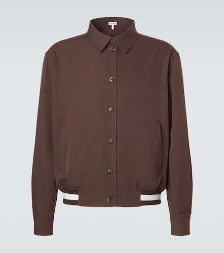 Loewe Wool gabardine blouson jacket - Loewe - Modalova