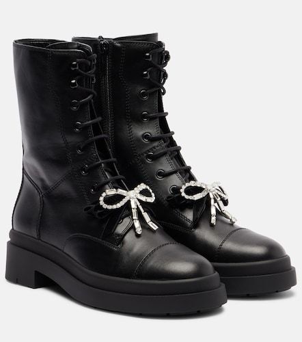Stivali stringati Averi in pelle con fiocco - Jimmy Choo - Modalova