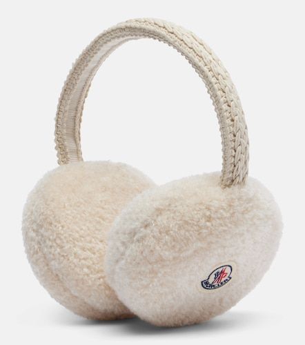 Moncler Orejeras de teddy con logo - Moncler - Modalova
