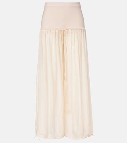 Mid-rise wide-leg pants - Nensi Dojaka - Modalova