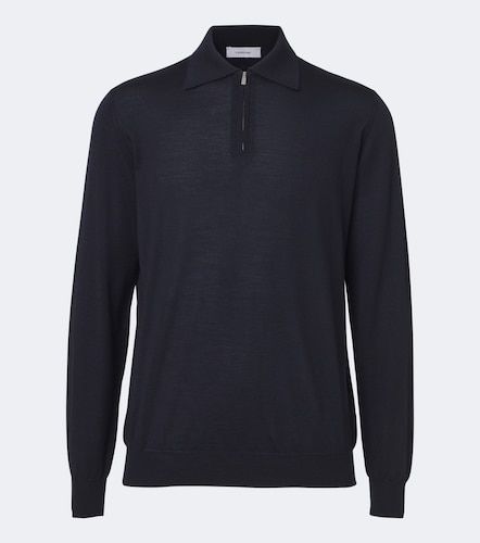 Pullover polo in lana, seta e cashmere - Lardini - Modalova
