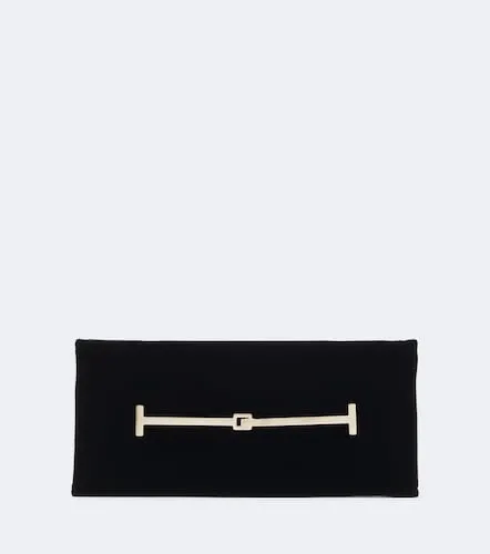 Tom Ford Arc Small velvet clutch - Tom Ford - Modalova