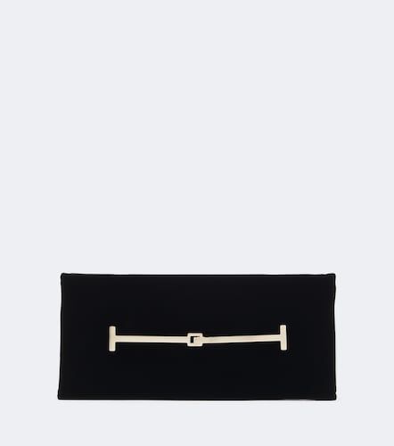 Tom Ford Clutch Arc Small aus Samt - Tom Ford - Modalova