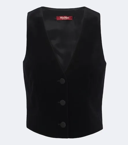 Elegante cotton velvet vest - Max Mara - Modalova