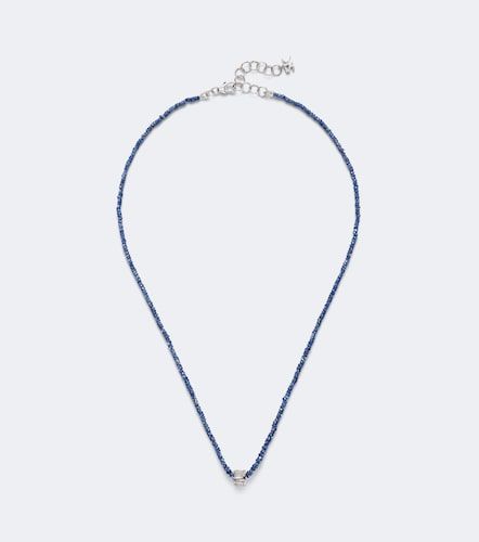Collar Infinite de oro blanco de 18 ct con zafiros y diamantes - Suzanne Kalan - Modalova