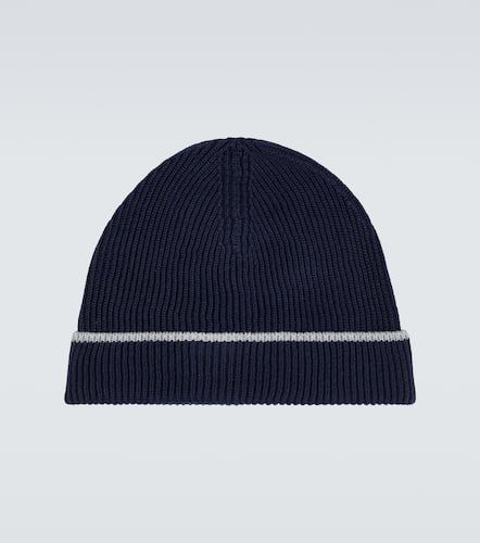 Ribbed cotton beanie - Brunello Cucinelli - Modalova