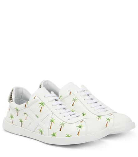 Bedruckte Sneakers The A aus Leder - Aquazzura - Modalova