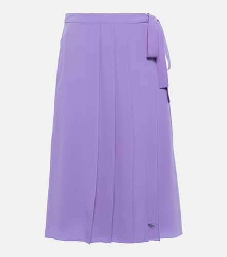 Prada Pleated silk midi skirt - Prada - Modalova