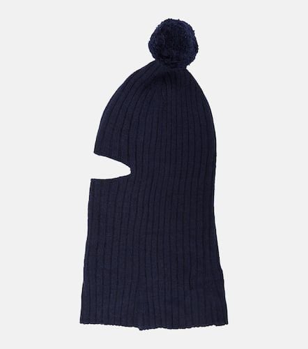 Cashmere ribbed-knit balaclava - Khaite - Modalova