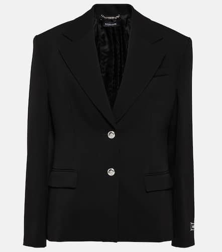 Versace Single-breasted wool blazer - Versace - Modalova