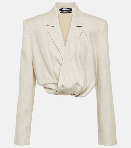 La Veste Bahia Courte cropped blazer - Jacquemus - Modalova