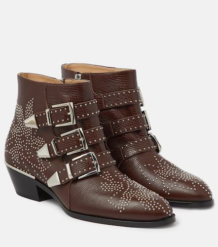 ChloÃ© Susan studded leather ankle boots - Chloe - Modalova