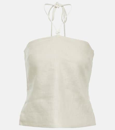 SIR D'Orsay halterneck linen top - SIR - Modalova