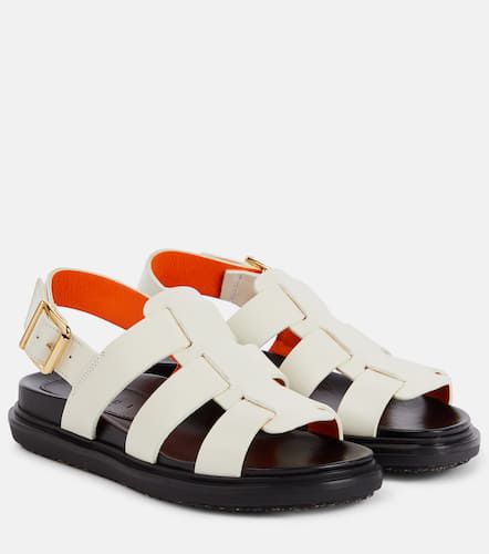 Fussbett Gladiator leather sandals - Marni - Modalova