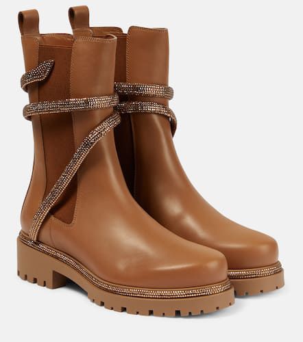 Chelsea leather ankle boots - Rene Caovilla - Modalova