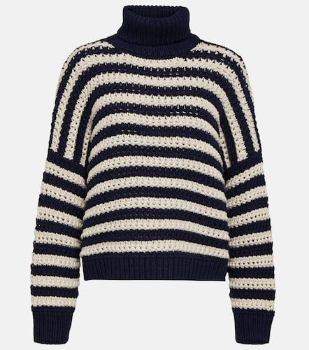 Striped wool, cashmere, and silk sweater - Brunello Cucinelli - Modalova