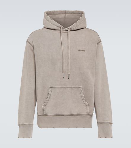 Ami Paris Logo cotton jersey hoodie - Ami Paris - Modalova