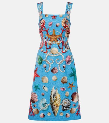 Abito corto Capri con stampa - Dolce&Gabbana - Modalova
