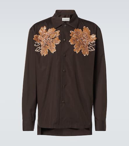 Embroidered cotton shirt - Dries Van Noten - Modalova