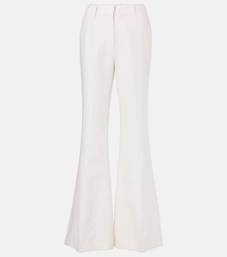 Rhein high-rise linen and wool-blend flared pants - Gabriela Hearst - Modalova