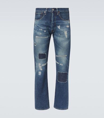 Jeans rectos desgastados - Junya Watanabe - Modalova