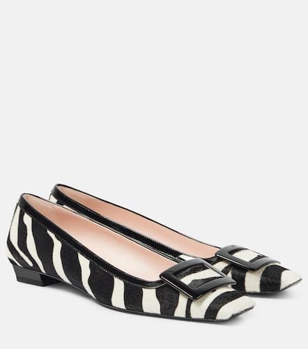 Belle Vivier calf hair ballet flats - Roger Vivier - Modalova