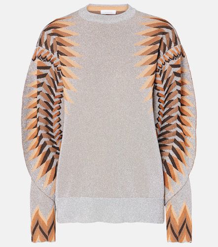 Rabanne LamÃ© jacquard sweater - Rabanne - Modalova