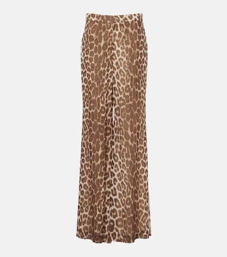 Leopard-print flared pants - Zimmermann - Modalova