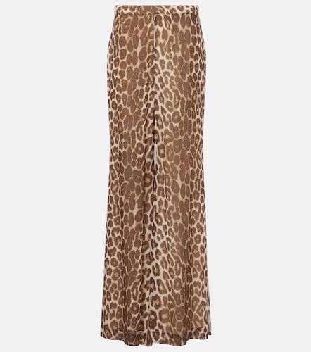 Leopard-print flared pants - Zimmermann - Modalova