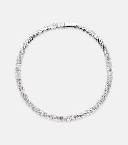 Classic 18kt white gold necklace with diamonds - Suzanne Kalan - Modalova