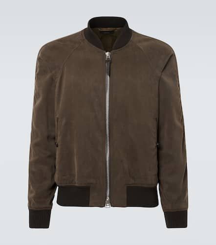 Tom Ford Bomber in gabardine - Tom Ford - Modalova