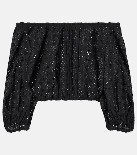 Crop top de algodón sin hombros - Poupette St Barth - Modalova