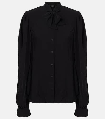 Balenciaga Tie-neck crÃªpe blouse - Balenciaga - Modalova