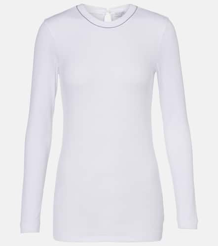 Brunello Cucinelli Cotton-blend top - Brunello Cucinelli - Modalova