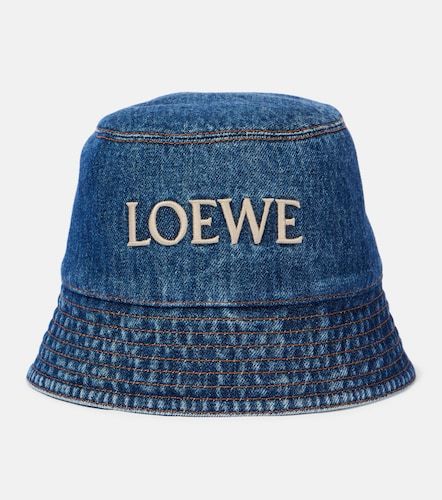 Paula's Ibiza - Cappello da pescatore in denim con logo - Loewe - Modalova