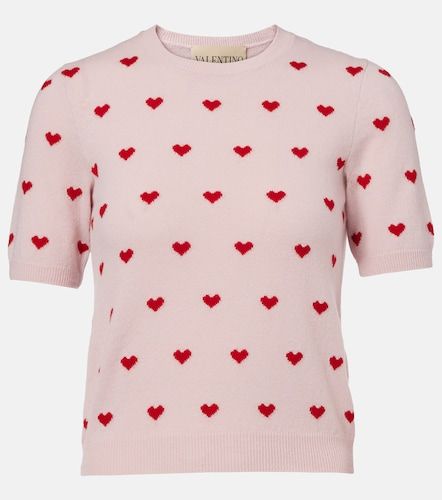 Pullover in lana a maniche corte - Valentino - Modalova