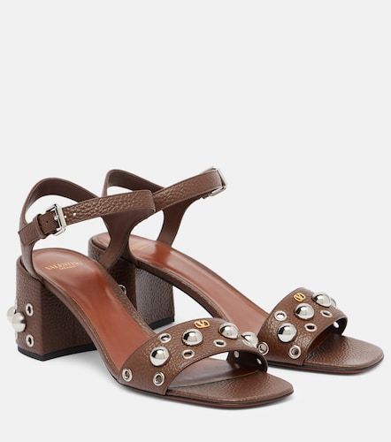 Sandali Nellcôte in pelle con borchie - Valentino Garavani - Modalova