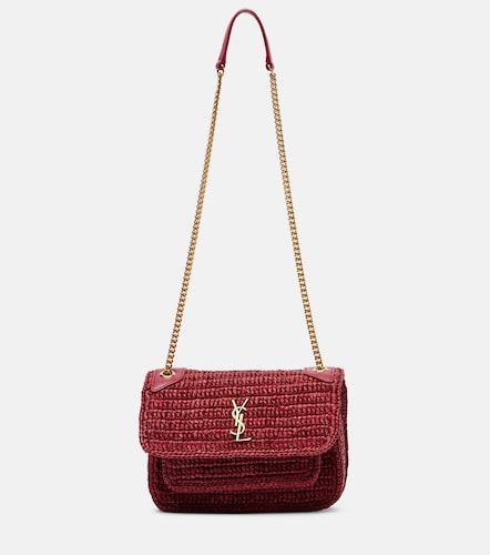 Bolso al hombro Niki Mini de rafia - Saint Laurent - Modalova