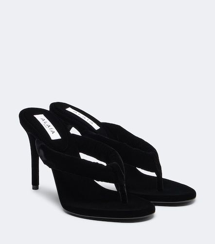 Alaïa Sandalen 90 aus Samt - Alaia - Modalova