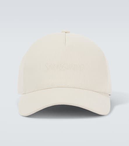 Cotton corduroy baseball cap - Saint Laurent - Modalova