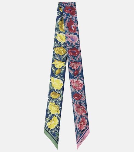 Pañuelo de sarga de seda estampado - Valentino - Modalova