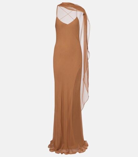 The Sei Caped silk satin gown - The Sei - Modalova
